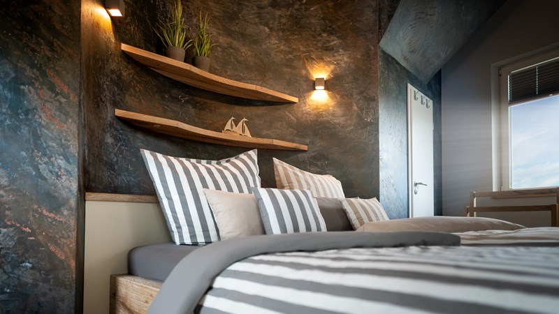 Ferien-im-Leuchtturm.de Hauptschlafzimmer Elternschlafzimmer