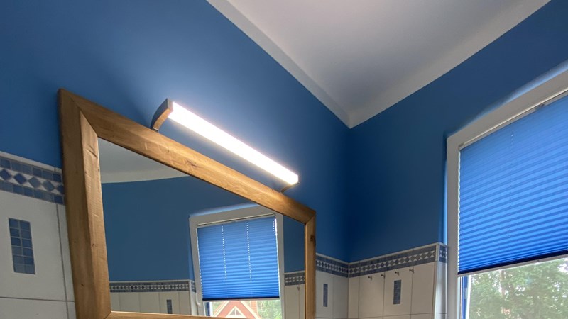 Ferienhaus Leuchtturm Glowe Badezimmer