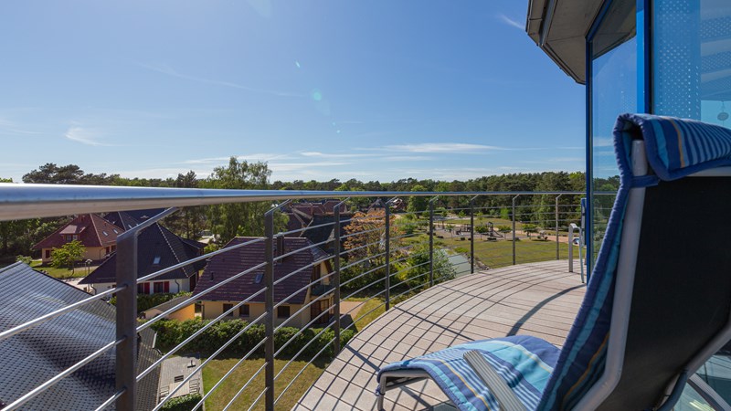 Ferienhaus Leuchtturm Balkon Rundblick Dünenresidenz
