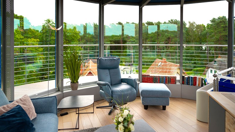 Ferien-im-Leuchtturm.de Turmkuppel Turmzimmer