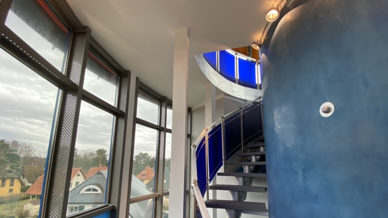 Ferien-im-Leuchtturm Aufgang Turmzimmer